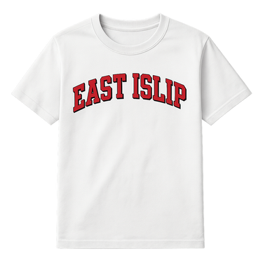 East Islip Arch Tee – Classic Varsity Spirit Wear